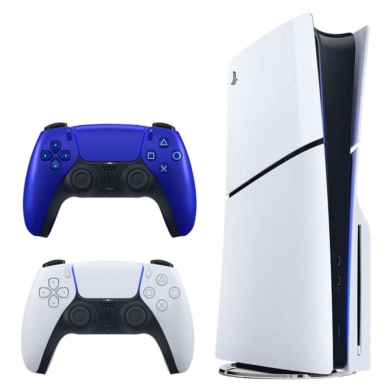 کنسول بازی سونی مدل PlayStation 5 Slim ظرفیت یک ترابایت ریجن 2016A اروپا به همراه دسته اضافی کنسول بازی سونی مدل PlayStation 5 Slim ظرفیت یک ترابایت ریجن 2016A اروپا به همراه دسته اضافی