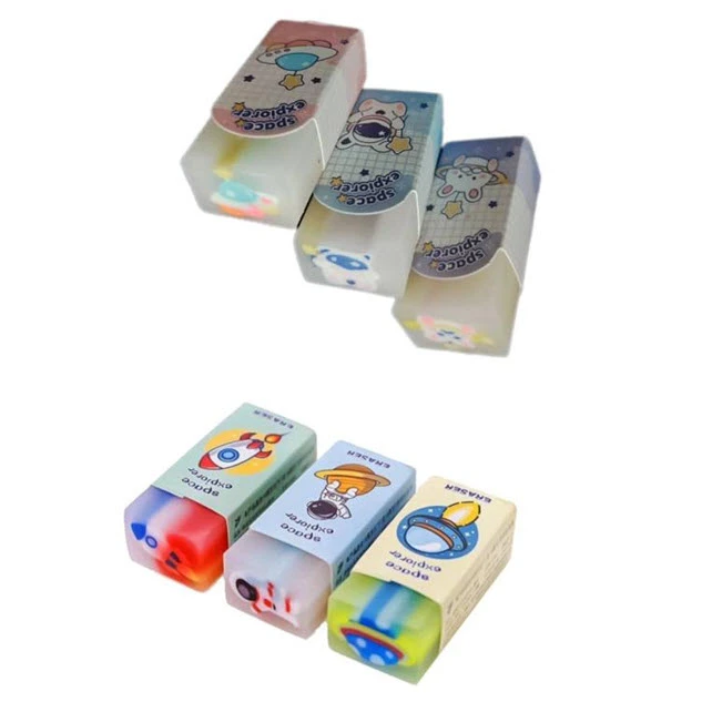 پاک کن مدل مغزدار فضانوردی کد 00 مجموعه 6 عددی