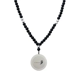 گردنبند مردانه ترمه ۱ مدل عقاب کد OXS889