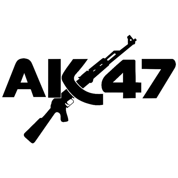 برچسب بدنه خودرو مارکت میکس طرح کلاشنیکف مدل AK 47 کد 1128MMIX