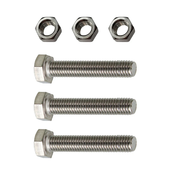 پیچ و مهره مدل 70-10 مجموعه 6 عددی