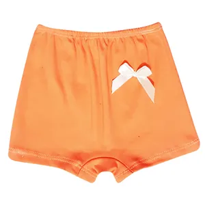 شلوارک دخترانه مدل نخی رنگ نارنجی