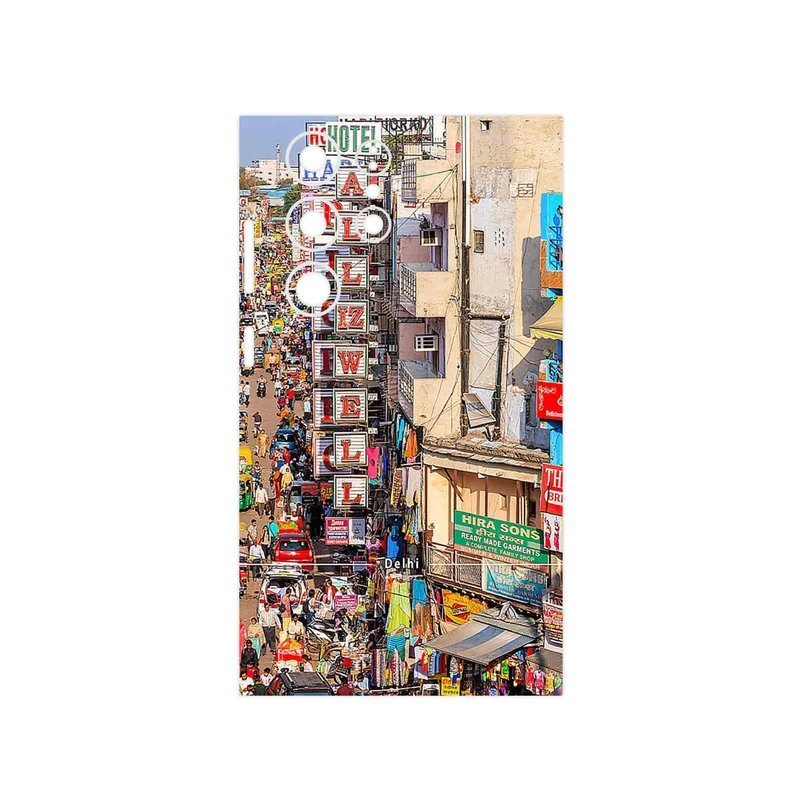 برچسب پوششی ماهوت مدل City of Delhi مناسب برای گوشی موبایل سامسونگ Galaxy S23 Ultra