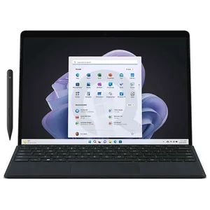 تبلت مایکروسافت مدل SURFACE PRO 9-i5 ظرفیت 256 گیگابایت و رم هشت گیگابایت به همراه کیبورد Signature Black و قلم Slim Pen 2