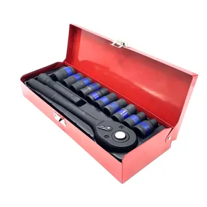آچار بکس صنعتی جی ان ترد کد 1 مجموعه 12 عددی