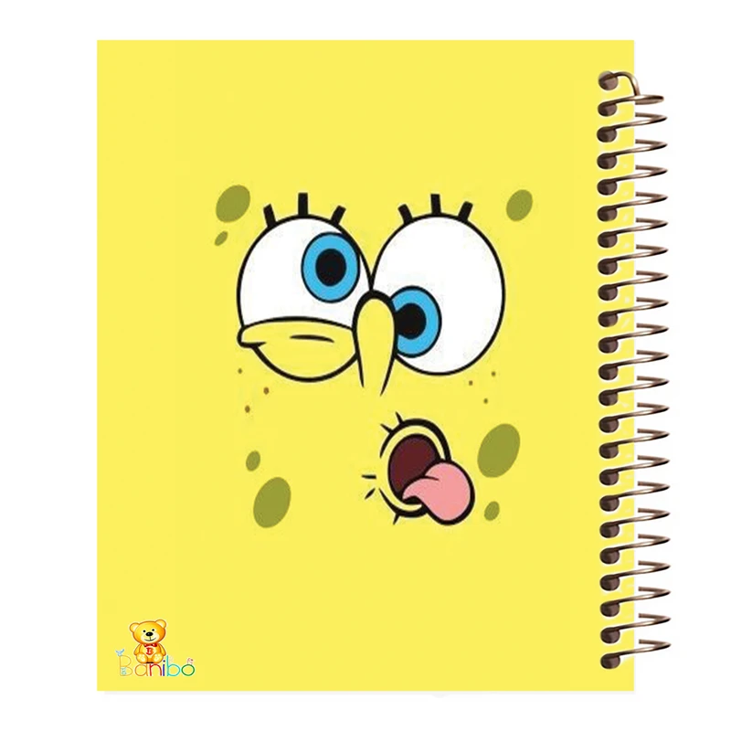 دفتر برنامه ریزی 60 برگ سیمی بانیبو مدل باب اسفنجی کد 2959