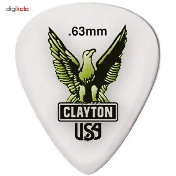 پیک گیتار الکتریک کلایتون مدل Acetal 0.63 mm