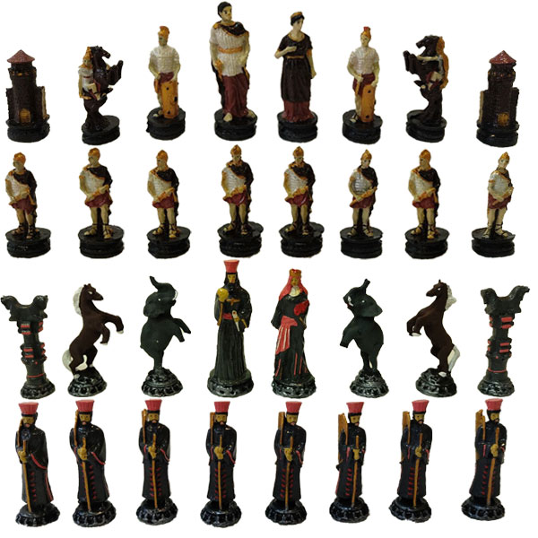 مهره شطرنج مدل هخامنشی کد ۳ مجموعه ۳۲ عددی