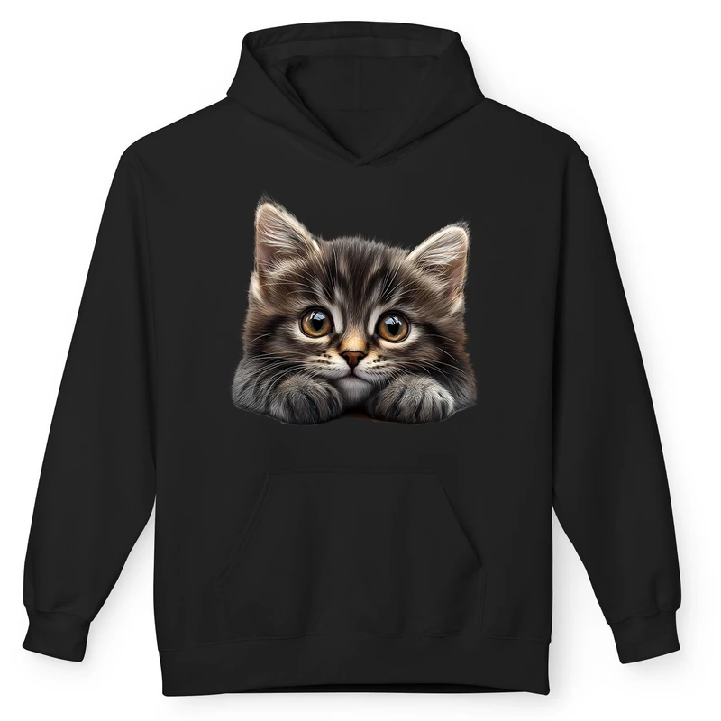 هودی زنانه پاد آفرین مدل گربه ملوس کد 03