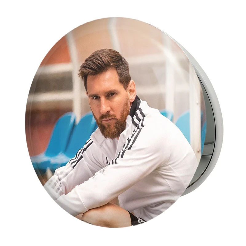 آینه جیبی خندالو طرح لیونل مسی مدل تاشو کد 13978 