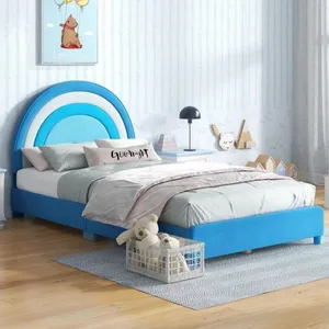 تخت خواب یک نفره مدل رنگین کمان کد 2 سایز 120x200 سانتی متر