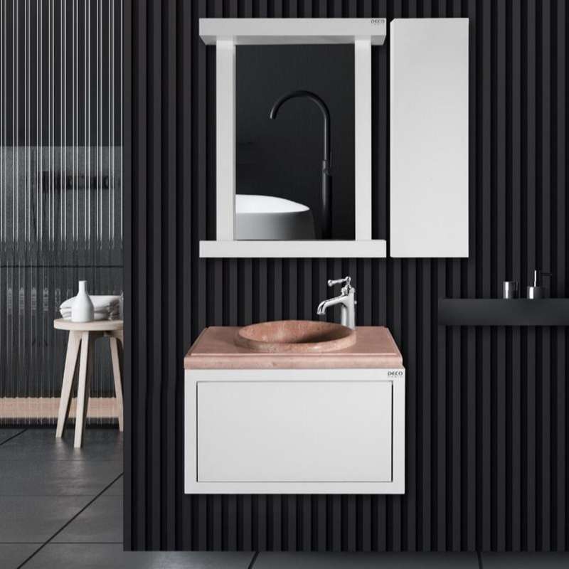 ست کابینت و روشویی مدل 202 به همراه آینه و باکس 