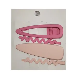 ست گیره و سنجاق مو دخترانه  کد 01 مجموعه 4 عددی