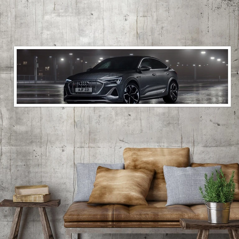 تابلو بکلیت طرح اتومبیل ماشین آئودی مدل کشیده W-7831