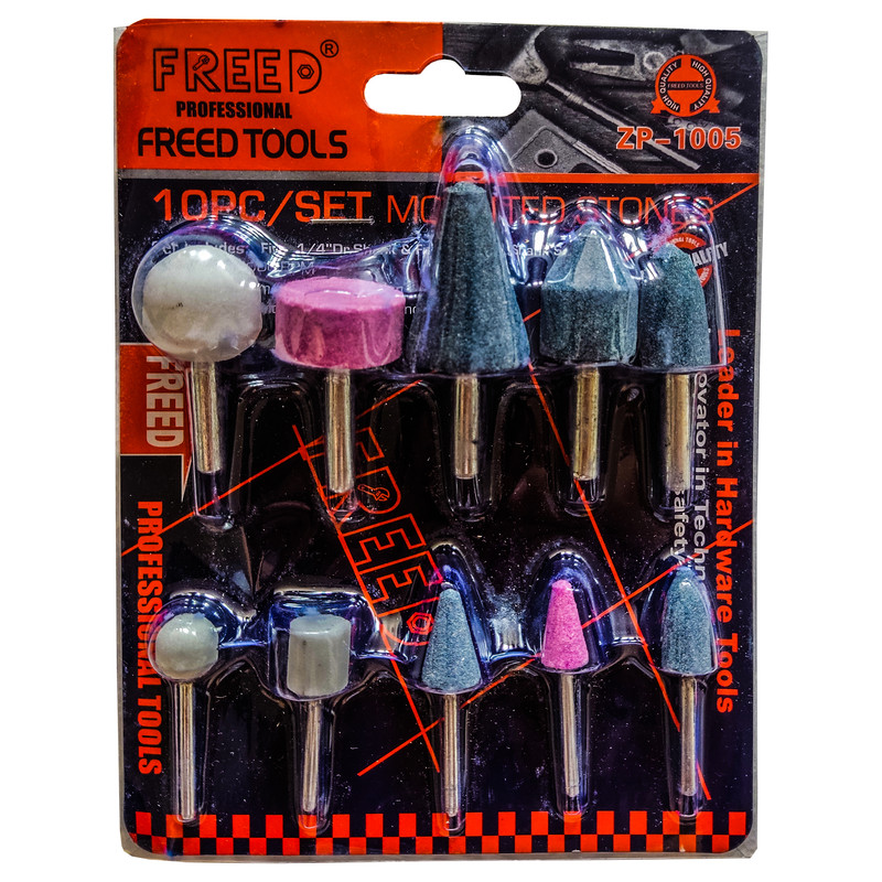 سنگ فرز انگشتی فرد مدل ZP - 1005  مجموعه 10 عددی