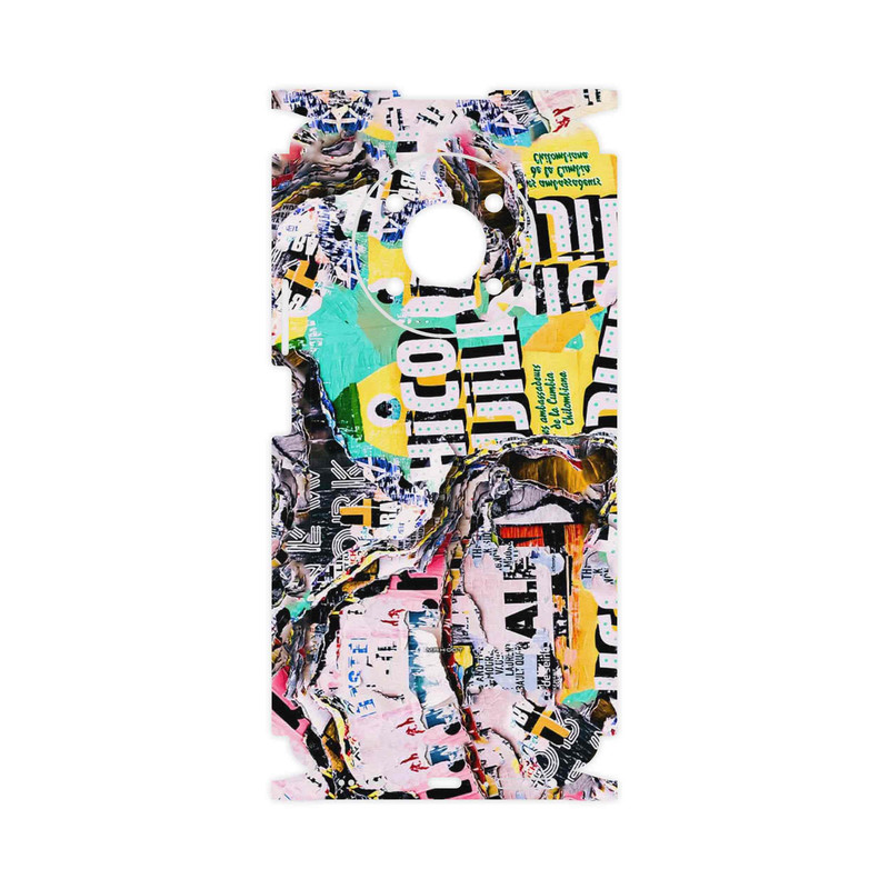 برچسب پوششی ماهوت مدل Collage of Teared Paper-FullSkin مناسب برای گوشی موبایل آنر X9 5G