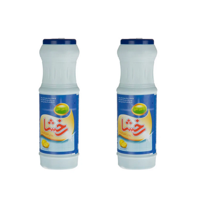 پودر تمیزکننده سطوح رخشا مدل Lemon مقدار 500 گرم بسته 2 عددی