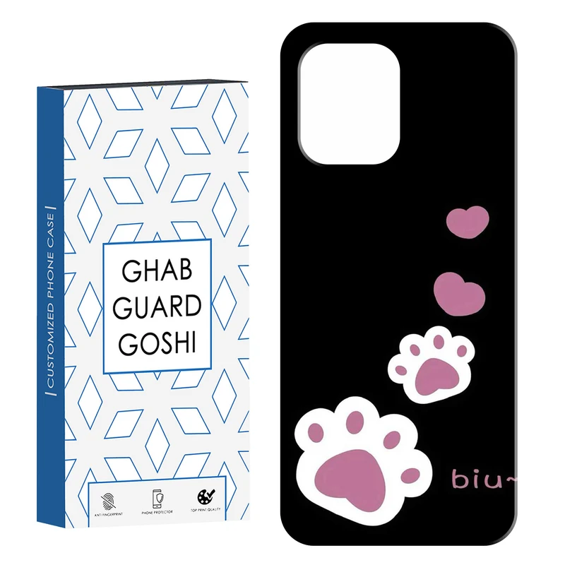 کاور قاب گارد گوشی طرح رد پا گربه کد Dimo-903 مناسب برای گوشی موبایل شیائومی Redmi 12