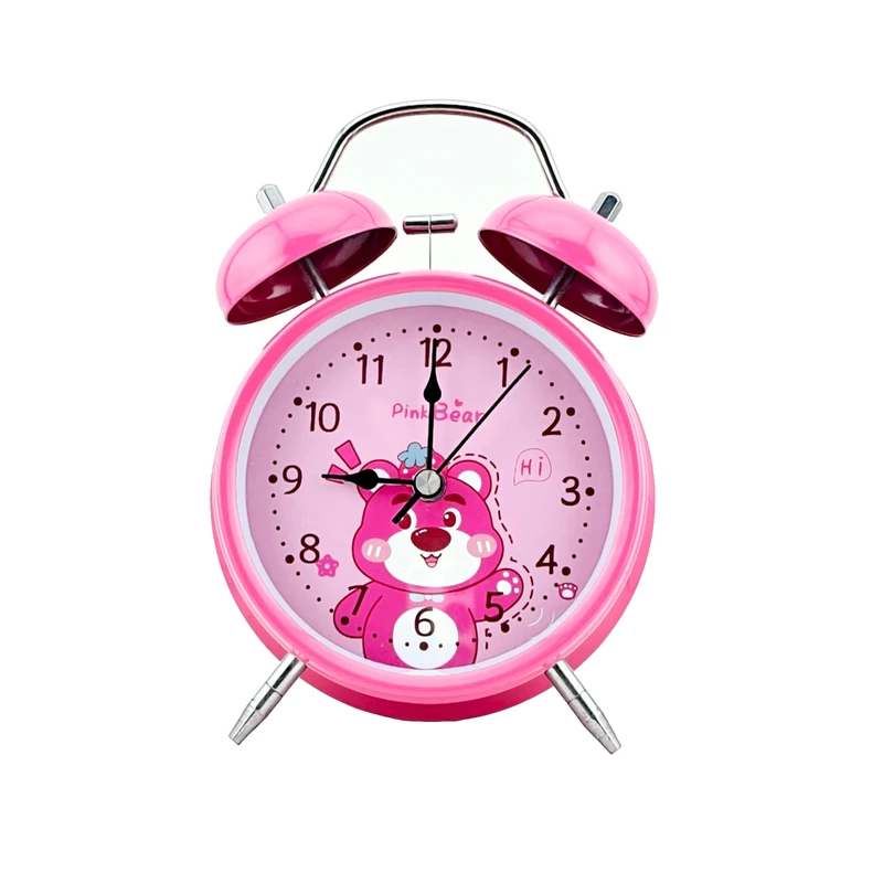 ساعت رومیزی کودک مدل خرس طرح شماطه دار