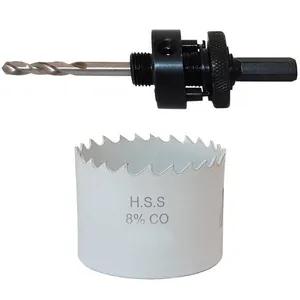 مته گردبر آهن کبالت مدل CO2-1057 سایز 57 میلی متر مجموعه دو عددی