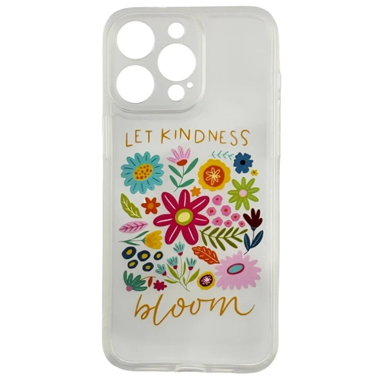  کاور مدل Multi-Color Floral Slogan مناسب برای گوشی موبایل اپل iPhone 15 ProMax