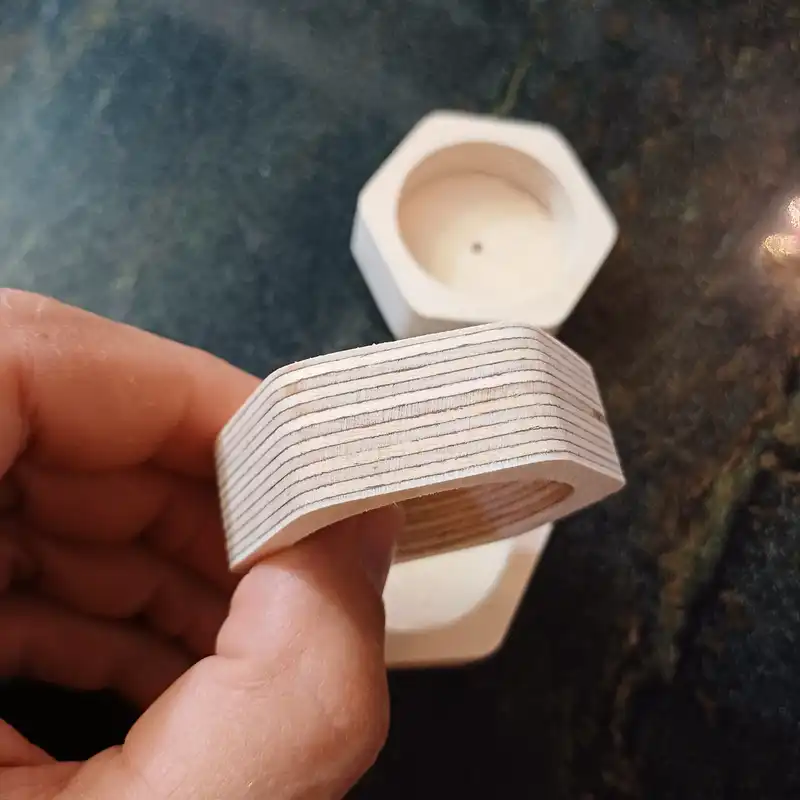 جاشمعی چوبی وودلندزون مدل زبرا بسته 4 عددی