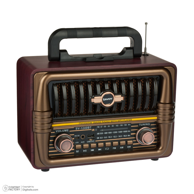 رادیو ساووی مدل SV-1240BT
