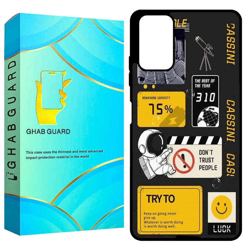  کاور قاب گارد طرح فضانورد مدل GCHPN10 مناسب برای گوشی موبایل شیائومی Redmi Note 10 4G / Note 10s / Poco M5s