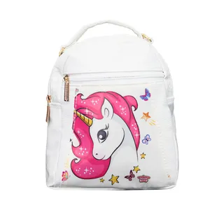 کوله پشتی دخترانه طرح یونیکورن مدل 19