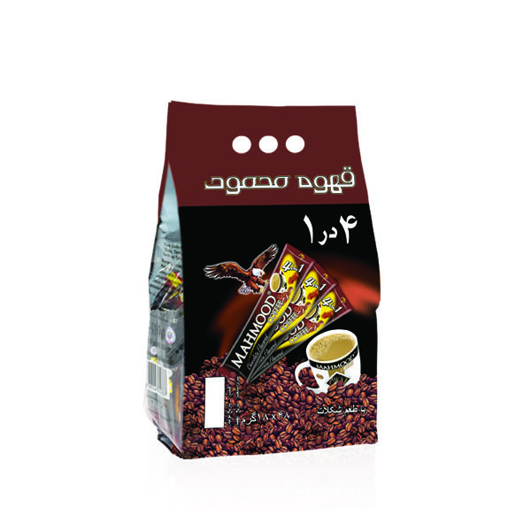 پودر قهوه فوری محمود  با طعم شکلات بسته 48 عددی