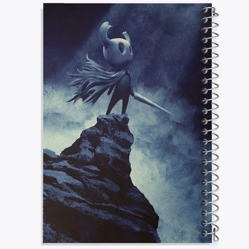 دفتر ژورنال نویسی 50 برگ خندالو مدل نقطه ای طرح بازی هالو نایت (Hollow Knight) کد 32992