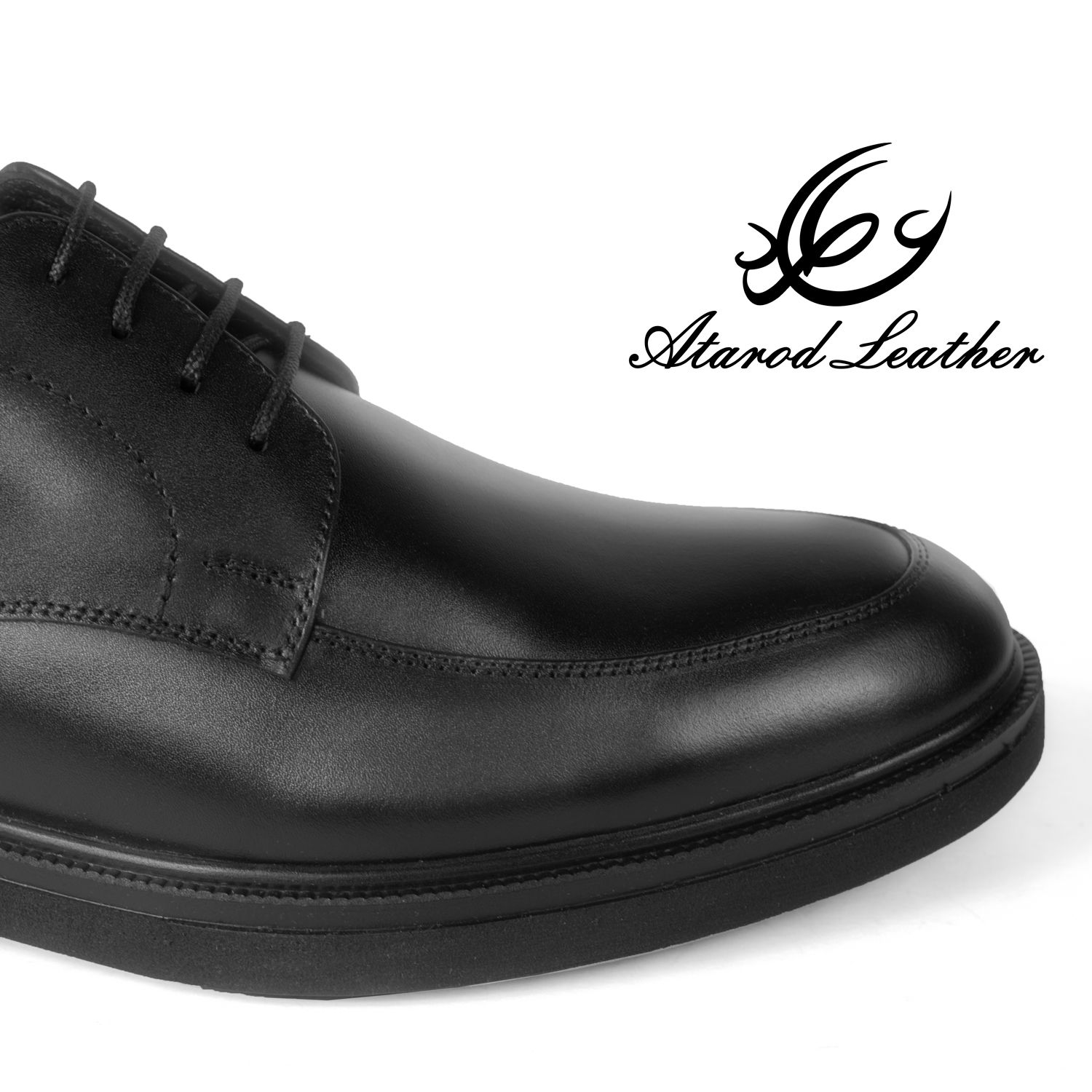 کفش مردانه چرم عطارد مدل چرم طبیعی کد SH87 -  - 5