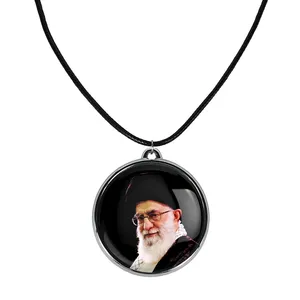 گردنبند خندالو مدل تصویر رهبر کد 25612562
