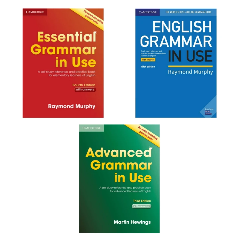کتاب Grammar in Use اثر جمعی از نویسندگان انتشارات کمبریج 3 جلدی