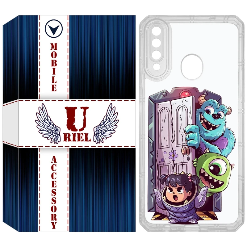 کاور یوریل مدل Clear کد 67 طرح سالیوان مناسب برای گوشی موبایل سامسونگ Galaxy A20s