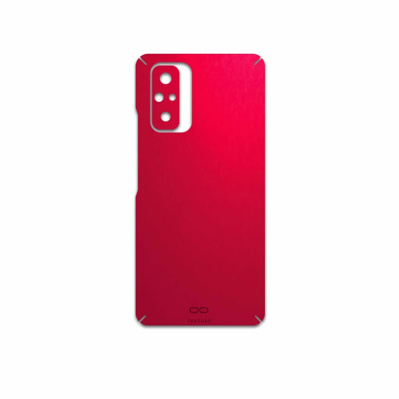 برچسب پوششی ماهوت مدل Matte-Warm-Red مناسب برای گوشی موبایل شیائومی Redmi Note 10 Pro Max