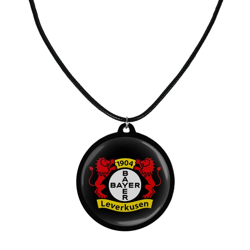 گردنبند مدل دوطرفه طرح بایرن لورکوزن کد S3496