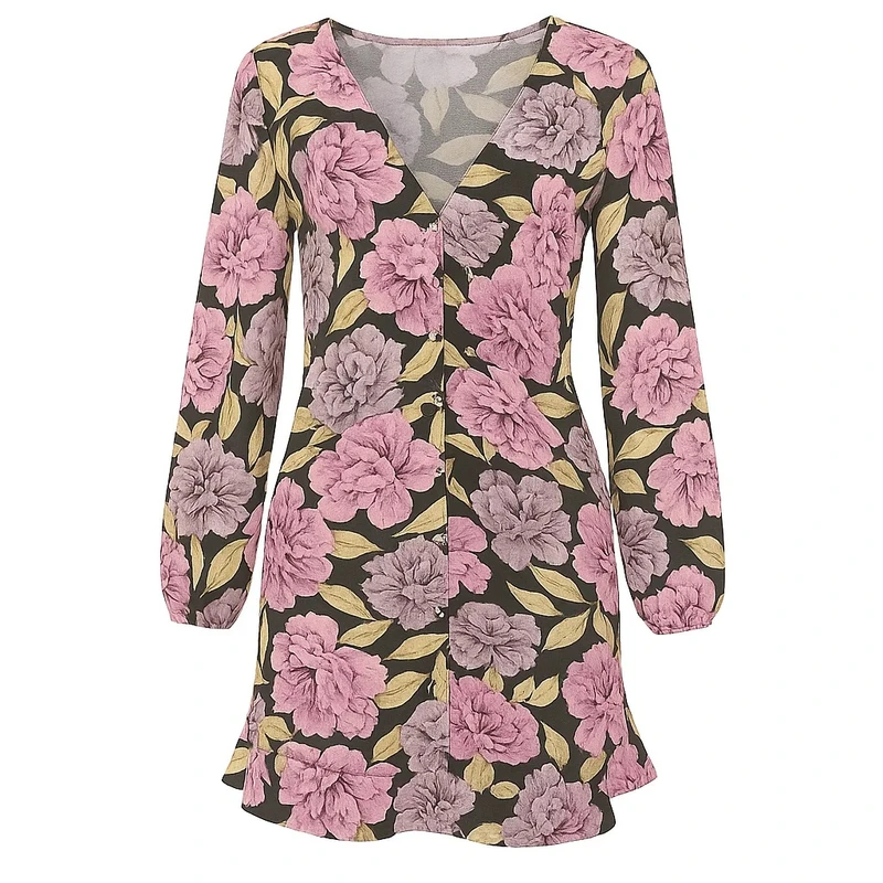 پیراهن یقه هفت زنانه جیناتریکات مدل Paulina