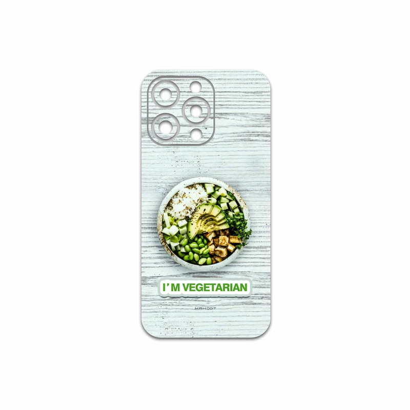 برچسب پوششی ماهوت مدل I'm-vegetarian مناسب برای گوشی موبایل اپل iPhone 13 Pro Max