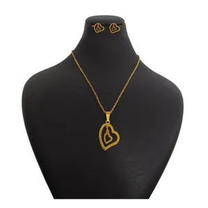 نیم ست زنانه طرح قلب کد G2