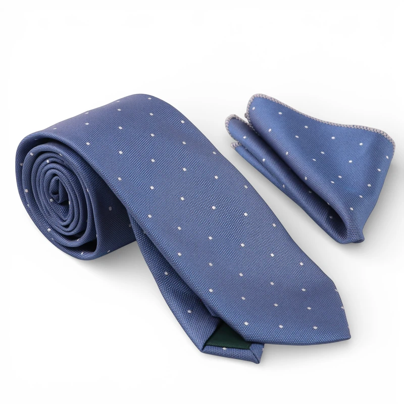 کراوات و دستمال جیب مردانه نسن مدل V76