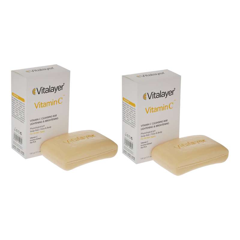 پن شستشو ویتالیر مدل ویتامین سی وزن 100 گرم مجموعه 2 عددی