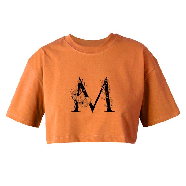 کراپ تی‌شرت آستین کوتاه زنانه مدل M کد Da 607N