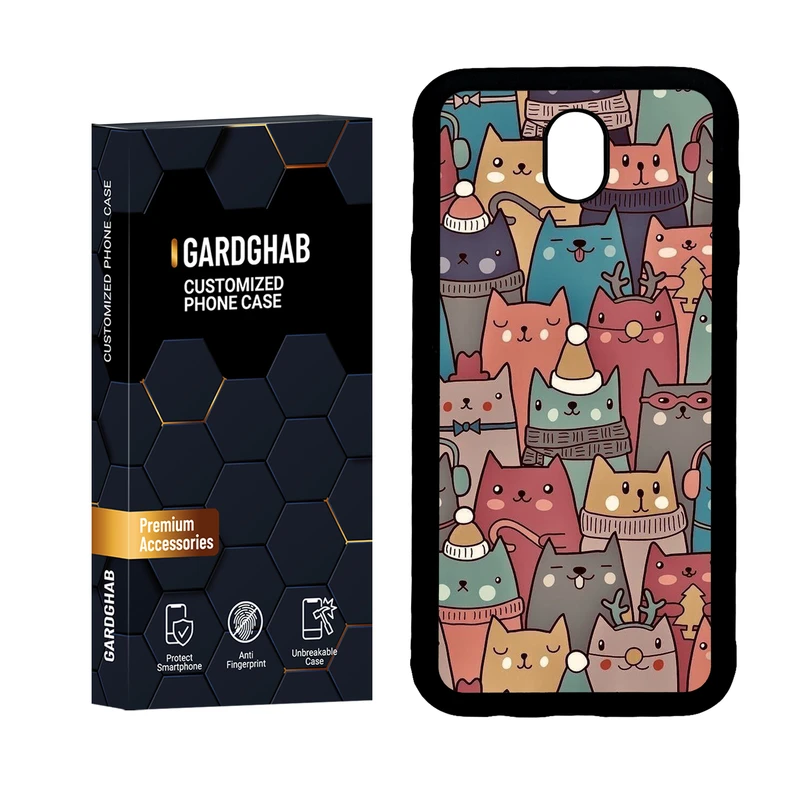 کاور گارد قاب مدل دور ژله ای فانتزی مناسب برای گوشی موبایل سامسونگ Galaxy J7 Pro