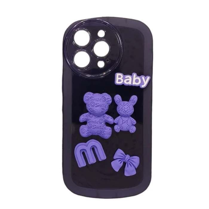 کاور طرح خرسی بدون آویز مناسب برای گوشی موبایل اپل IPHONE 13 PRO