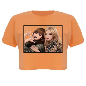 کراپ‌تاپ آستین کوتاه زنانه کد  s 33