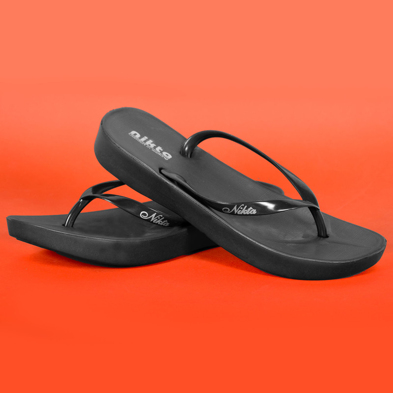 دمپایی لاانگشتی زنانه نیکتا مدل BK.2048