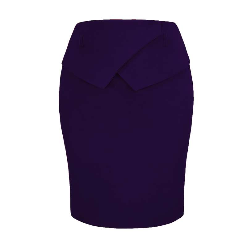 دامن زنانه مدل 108056 روهم گرد