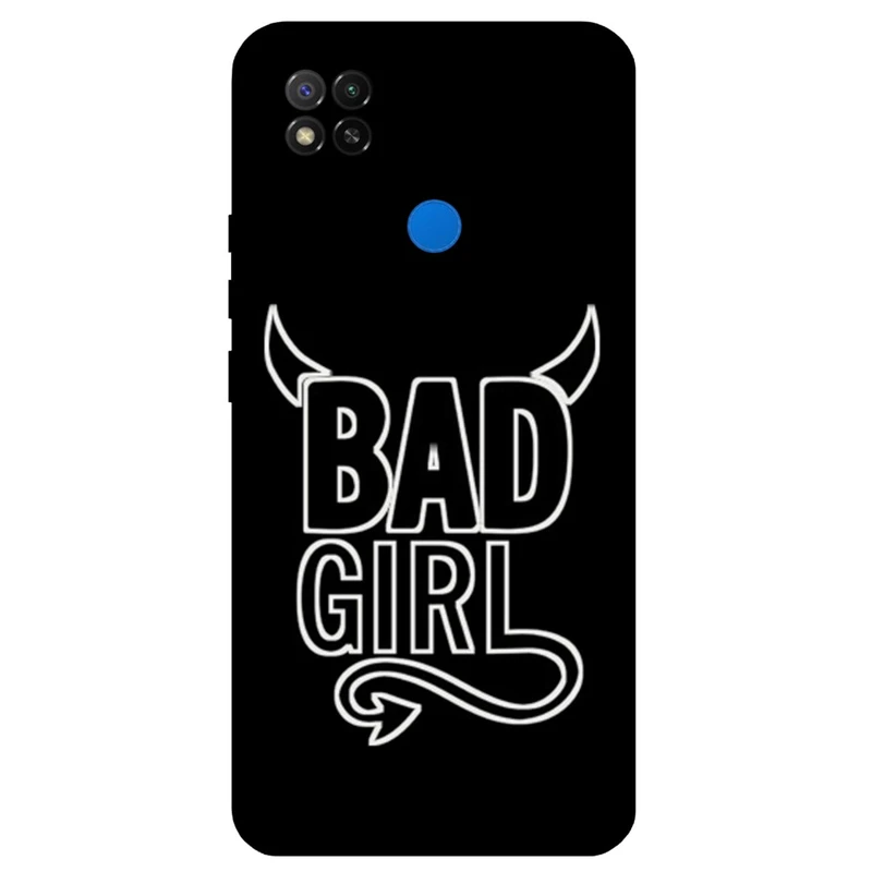 کاور مگافون طرح دختر بد مدل 8105 مناسب برای گوشی موبایل شیائومی Redmi 9 Active