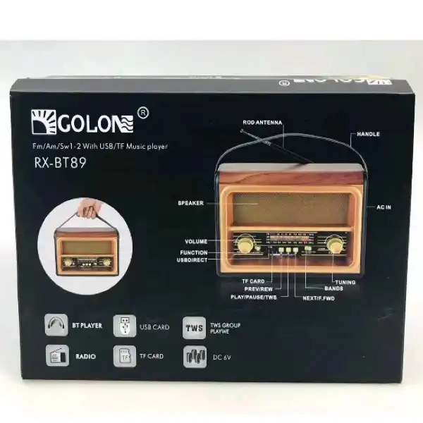 رادیو گولون مدل RX-BT89